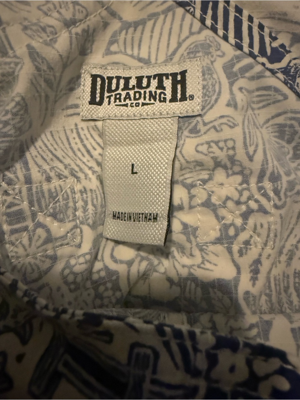 Duluth Trading Heirloom Gardening Shortalls in Farm Toile - Picture 4 of 4